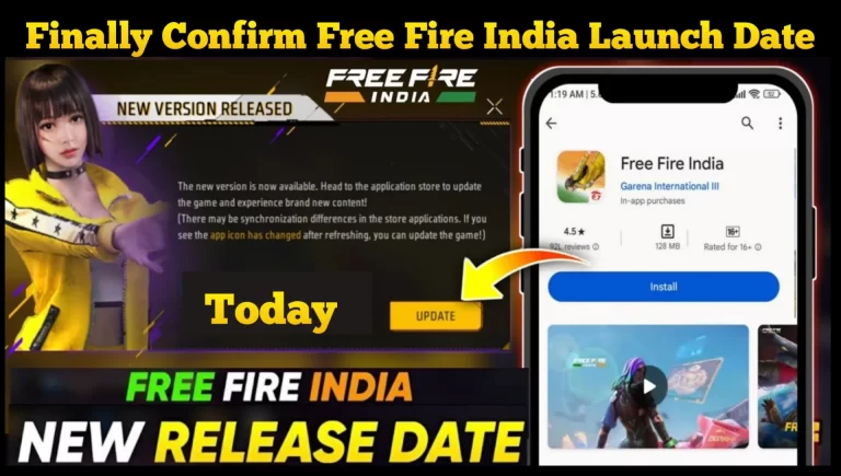 free fire india launch date 2024 confirm date