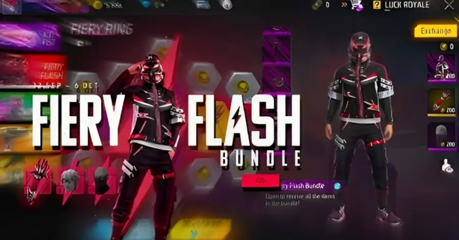 Free fire max new flash back ring is available