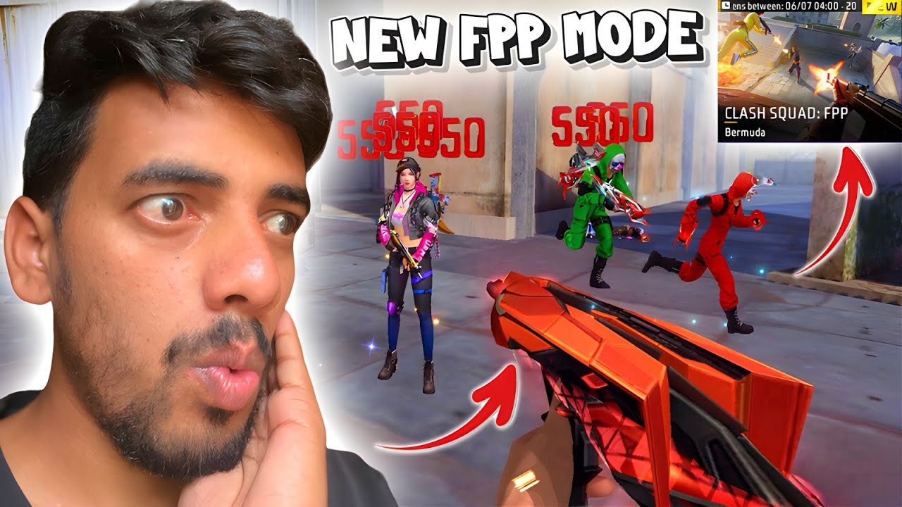 Play in new FPP Mode in free fire to unlock new desert eagle moonlight